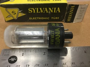 1  PC   SYLVANIA   6W4GT    ELECTRON TUBE - Picture 1 of 1