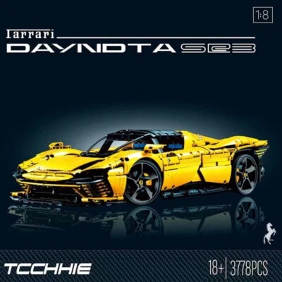 Ferrari Building Blocks Kids Toys Ferrari Daytona SP3 Bricks Gift Racing Car - Image 1 of 4