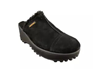 Rocket Dog Women Black Platform Comfort Shearling Clog Mules Size 10 C429/223 - Picture 1 of 12