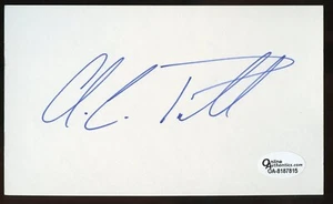Colin Powell d2021 signed 3x5 65th US Secretary of State Online Authentics - Picture 1 of 2