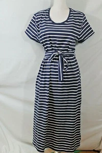 Old Navy blau & weiß gestreiftes nautisches T-Shirt Kleid Größe S, L oder XL (B93) - Bild 1 von 8
