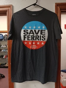2021 Save Ferris Ferris Buellers Day Off Shirt Size Medium Preowned 141 - Picture 1 of 4