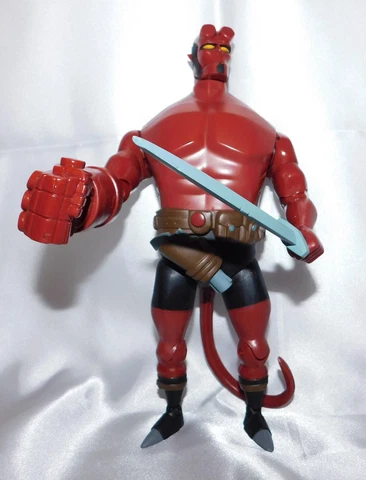 Hellboy Big Blast Action Figure Graphitti Designs 2000 9 inches w/sword & gun Cover