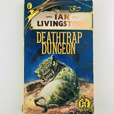 Deathtrap Dungeon 1st/16th 1984 Gold Foil Header Fighting Fantasy Livingstone