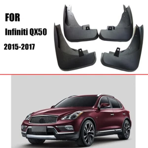 Mud Flaps Splash Guards Fender For Infiniti QX50 2015-2017 4Pcs Side Mud Guards - Picture 1 of 8