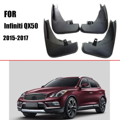 Mud Flaps Splash Guards Fender For Infiniti QX50 2015-2017 4Pcs Side Mud Guards - Image 1 of 4