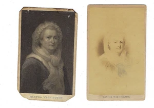 Martha Washington Vintage and Antique Old Photos / Same Pose Different Photos - Picture 1 of 4