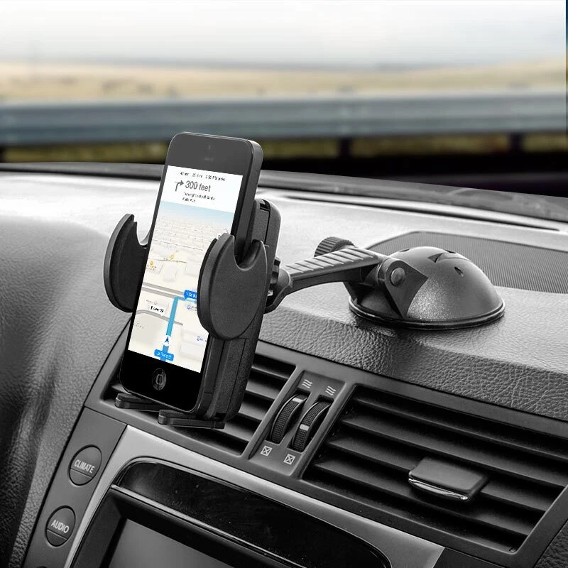 Windshield / Dash Car Sticky Suction Mount Holder for Smartphone, iPhone, Galaxy - Image 1 of 3