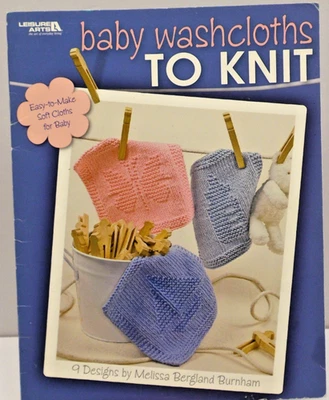 Детские мочалки для вязания книга с узором Leisure Arts 9 дизайнов от Melissa Burnham - Изображение 1 из 2