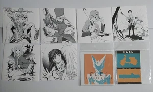 FLCL Illustrazione Card Sticker Set 6 Carte 2 Tipi di Adesivi Da Collezione - Foto 1 di 6