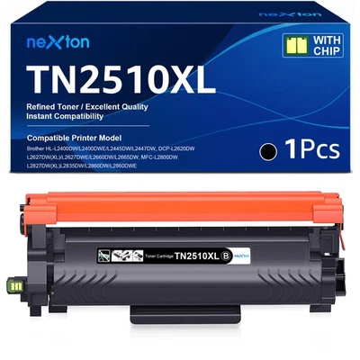 Toner TN2510XL Compatible with Brother MFC-L2835DW MFC-L2860DW L2800DW HL-L2445 - Image 1 of 4