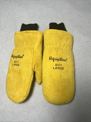 Guantes de trabajo aislantes de cuero sumergido RefrigiWear para hombre Foto 1 de 3