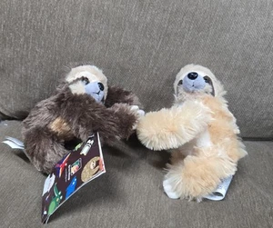 Britt Shop Costa Rica Sloth Hugging Plush 6" Tags Attached - Picture 1 of 3