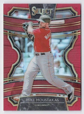 2020 Panini Select Mike Moustakas #25 Red Prizm /199 CINCINNATI REDS - Image 1 of 2