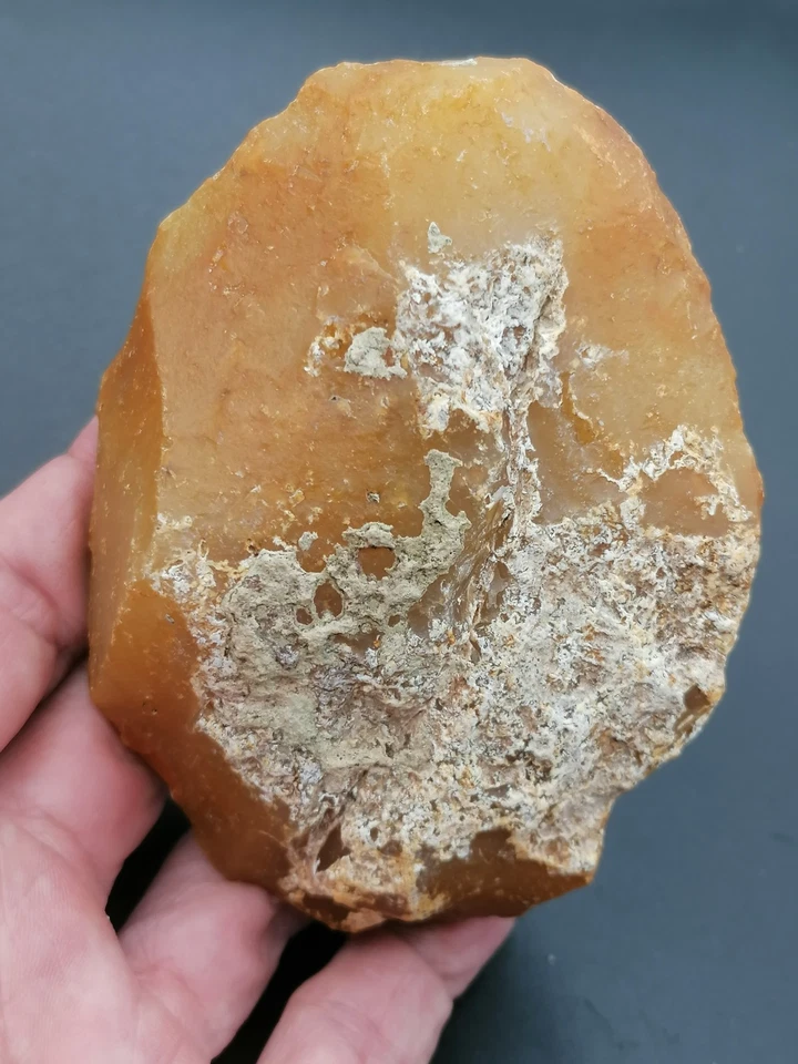 Rare! Mid Paleolithic Neanderthal France Beautiful Mousterian Handaxe Biface - Image 1 of 4