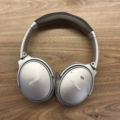 Bose QuietComfort 35 QC35II Silver Headphones - Image 1 of 4