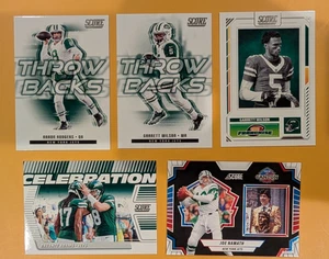 2025 SCORE INSERT Pack New york Jets Throwbacks Garrett Wilson Rodgers Franchise - Picture 1 of 1