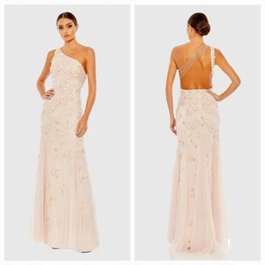 NUEVO VESTIDO MAC DUGGAL Talla 16 Estilo #9168 Rubor - Imagen 1 de 8