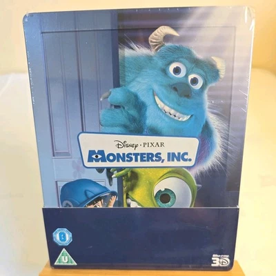 DISNEY  PIXAR  MONSTERS   INC. 3D  BLU-RAY  STEELBOOK,  BRAND  NEW  SEALED - Image 1 of 4