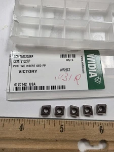 WIDIA CCMT2152FP CCMT060208FP New Carbide Inserts Grade WP25CT 5pcs USA - Picture 1 of 6