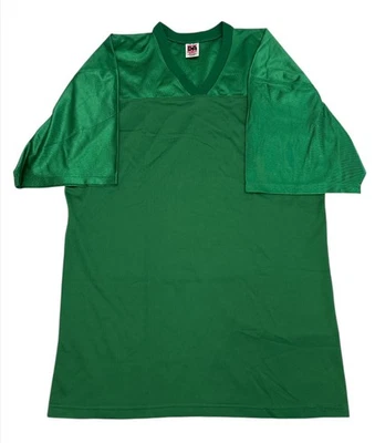 Vintage Kelly Green Football Jersey Don Alleson Athletic Men's XL BLANK Eagles - Image 1 of 4