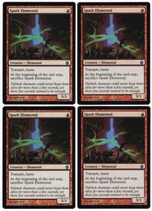 Spark Elemental x4 4x Premium Deck Series: Fire & Lightning FOIL Red MTG NM AZ1 - Picture 1 of 2