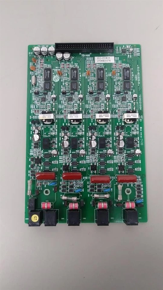 Comdial DX-80 7210-00 COM4 4 Port CO Line Card Circuit Board - Image 1 of 1