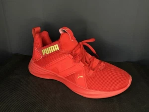 Puma Contempt Demi High Risk Damen Sportschuhe rot/gold Größe 8 Damen gebraucht - Bild 1 von 6