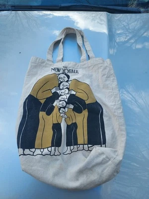 The New Yorker Magazine Canvas Tote Bag Matryoshka RLR Limited Edition 2021 - Image 1 of 4