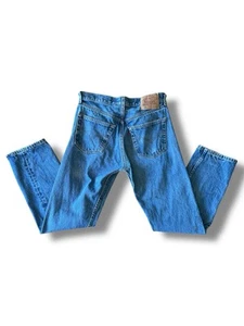 Vintage Y2K Levi’s 501 Denim Jeans Size 31x30 Actually 30x28 Blue - Picture 1 of 20