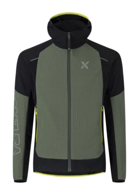 Montura Premium Wind Hoody Jacket men - col.4947(Verde salvia/Verde lime) - Immagine 1 di 4