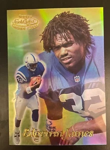 EDGERRIN JAMES 1999 Topps Gold Label Rookie Card #100 Indianapolis Colts & HOF - Picture 1 of 2
