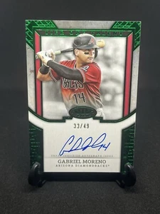 2024 Topps Tier One - Tier One Talent Autographs Green Foil /49 Gabriel Moreno - Picture 1 of 2