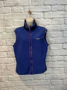 Vintage Patagonia Blue Colorblock PEF Windblock Fleece Laufweste Damen Gr. M - Bild 1 von 10