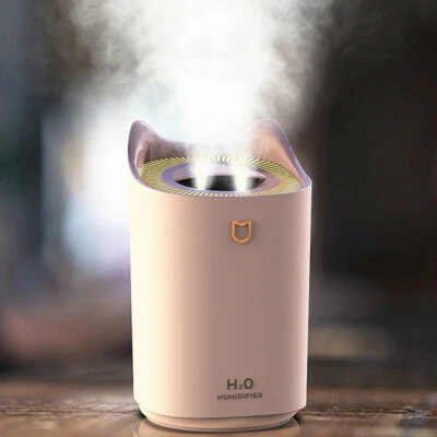 3000ML Air Humidifier Double Nozzle Cool Mist Aroma Diffuser Humidificador Room - Image 1 of 4
