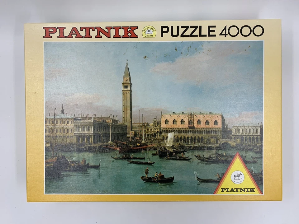 New Piatnik 4000 Pcs  Puzzle Italy San Marco 1993 Made In Austria - Pro Quality - Image 1 of 4