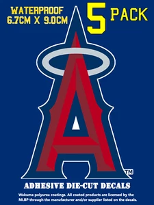 5 LA Los Angeles Angels Vinyl Decal Sticker 3" x4" Car Window Bumper Laptop - Picture 1 of 6
