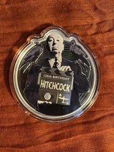 2024 125. Geburtstag Hitchcock Gedenkmünze 3oz Silber .999 - Bild 1 von 5