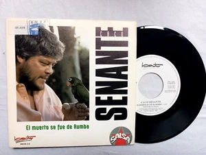 CACO SENANTE DISCO VINILO SINGLE 7''EL MUERTO SE FUE DE RUMBA USADO CBS 1988 - Imagen 1 de 4
