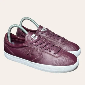 Converse Women's Leather Breakpoint OX Low Top Shoes Color Dark Burgandy Sze 7.5 - Picture 1 of 8
