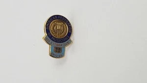American Federation Of Musicians Pin 25 Jahre Service Anstecknadel Lake + Geauga Vintage - Bild 1 von 5