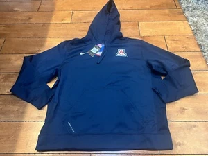 NIKE ARIZONA WILCATS THERMA FIT HOODIE SWEATSHIRT BLUE 3XL NWT $90 - Picture 1 of 8