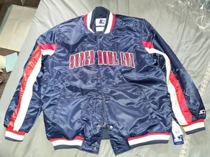 NFL SUPER BOWL 56 LVI STARTER JACKET NAVY AUTHENTIC 2X-LARGE NWT RAMS vs BENGALS - Picture 1 of 12