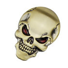3D Devil Skull Skeleton Embelm Goth Car Decor Automotive Metal