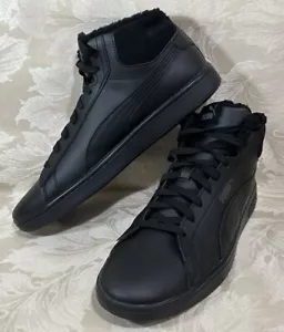 Puma Smash 3.0 Mid Wtr - Mens Trainers - Black - Size MENS UK 9 - READ - Picture 1 of 13