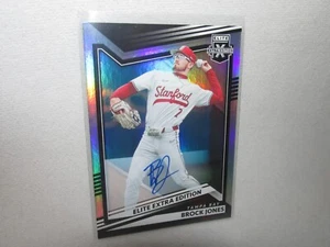 Brock Jones * 2022 Panini Elite Extra Edition * #65 * On Card Auto * Tampa Rays - Picture 1 of 4