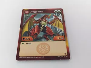 Bakugan Spin Master Dragonoid B400 ENG 233 TCG Trading Card Game - Picture 1 of 2