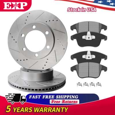 Rear Brake Rotors & Pads for Chevy Silverado 1500 Classic GMC Sierra 1500 Safari - Image 1 of 4