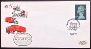 Máquina de alto valor GB 1983 £1,30 en cubierta de primer día dirigida, contador filatélico - Imagen 1 de 2