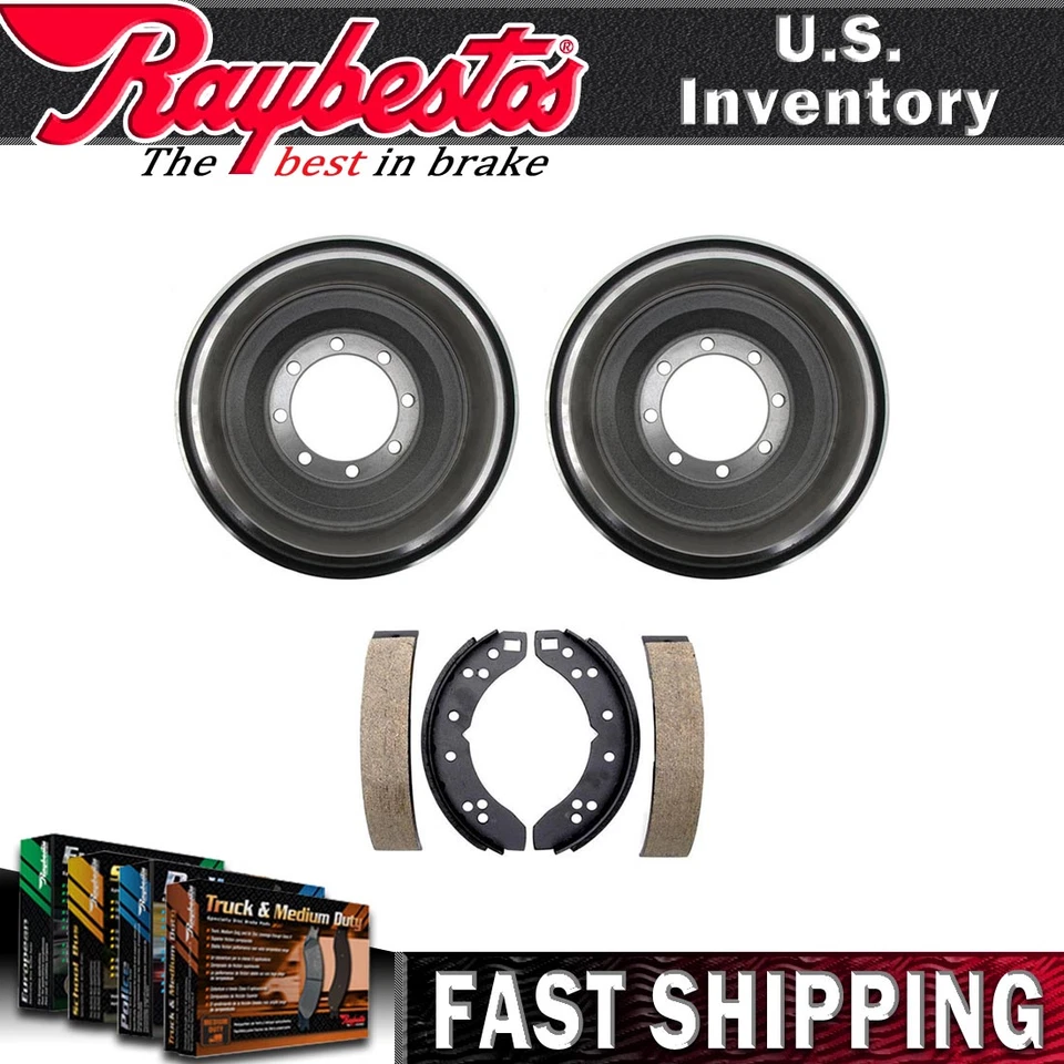 Kit traseiro tambores de freio e sapatas de freio para 1984-1986 Ford E-250 Econoline Club Wagon - Imagem 1 de 4